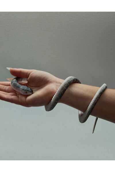 FEYSSHOP Gerçekçi Yılan Figürü 70 Cm - Gerçek Görünümlü Kauçuk Şaka Yılanı