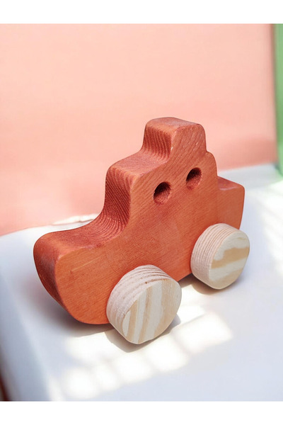 websunday Wooden Toy Ship Natural Handmade Toy