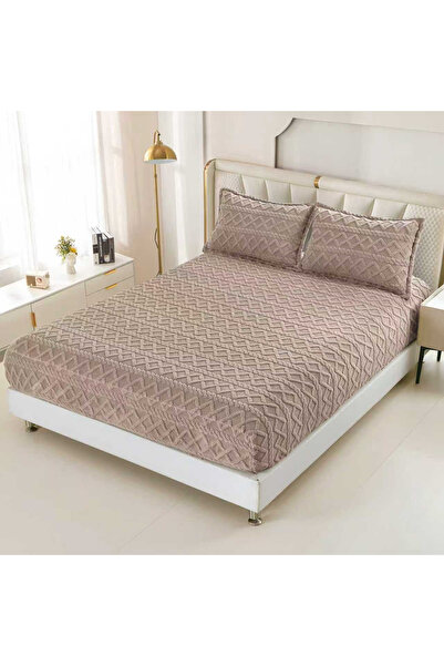 FIONNA.RO Stretchy Pillowcase and Knitted Pillowcases 180x200cm - Dark Beige