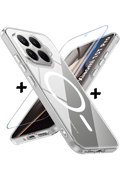m.tk moveteck Mi 15t Pro Case Transparent Magsafe Colorless with Edge Camera ...
