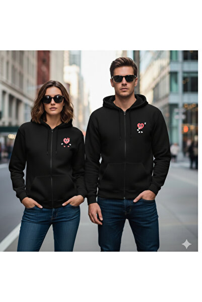 Etoile Studio سويت شيرت سيفري جي سترينج للجنسين بقلنسوة وسحاب، قطعتين، بسعر ا...