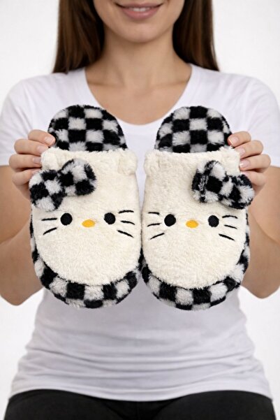 STOCON Hello Kitty Figured Girls' Plush House Slippers – Soft, Non-Slip, and ...