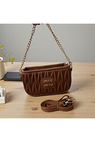 Gözde Mağazacılık Embro Chain Detailed Hand Shoulder Women's Bag