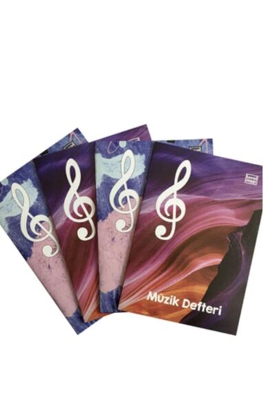 Sevinç 30 Sheets of Large Music Notebooks