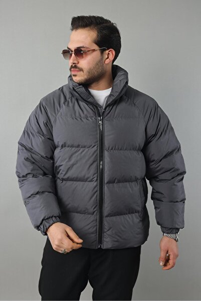 MODAEMAS Men's Winter Standing Collar Coat