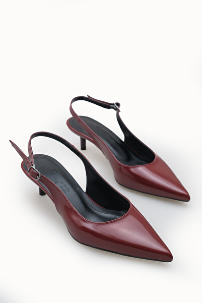 Riccon Дамски обувки с остри върхове, отворена задна част и висок ток 0012200...