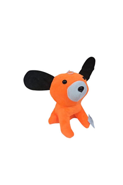 Other لعبة كلب محشوة برتقالية وسوداء – لعبة وبري ناعمة للحيوانات الأليفة بآذا...