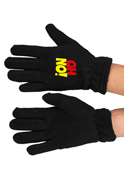 Omotasarım Oh No Unisex Μακριά Γάντια από Φλις