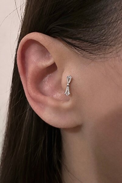 Okko Store Çelik Taşlı Çubuk Piercing