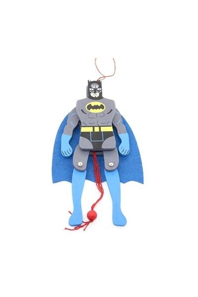 Generic Brand Wooden Swinging Batman Figure