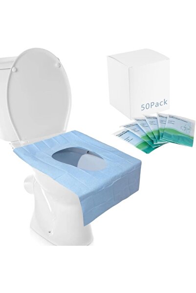 genernic HOXHA Toilet Seat Cover Disposable, 50 Pcs XL Waterproof Covers Indi...