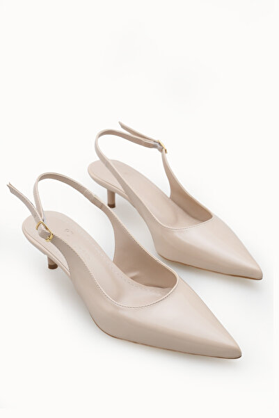 Riccon Дамски обувки с остри върхове, отворена задна част и висок ток 0012200...