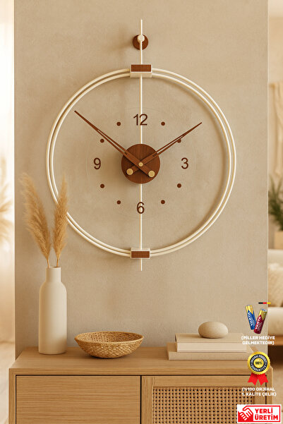 MetaQuartz Aksesuar Büyük Boy Rosa - KREM-Ceviz Premium - (Kırılmaz TAMPER Ca...