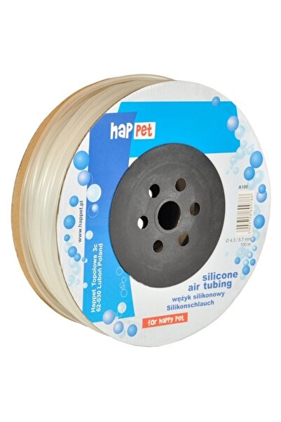 HAPPET Furtun din silicon, rolă 100 m, transparent, A100