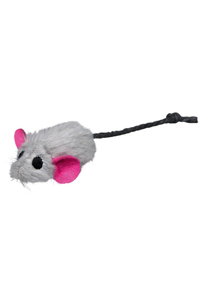 Trixie Jucărie pentru pisici, set de 6 șoareci Mice Plus, 5 cm