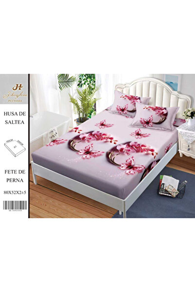 FIONNA.RO Satin Cotton With Stretchy And Pillowcases 180X200cm - Orchids And ...