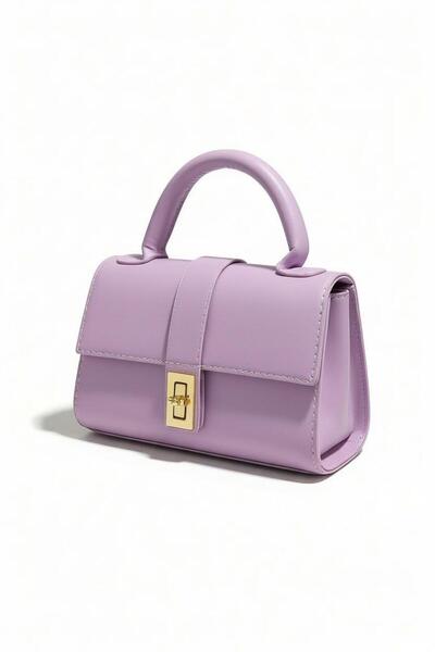 CELESTIAL COLLECTION Grace Lila Elegant and Stylish Hand and Shoulder Bag wit...