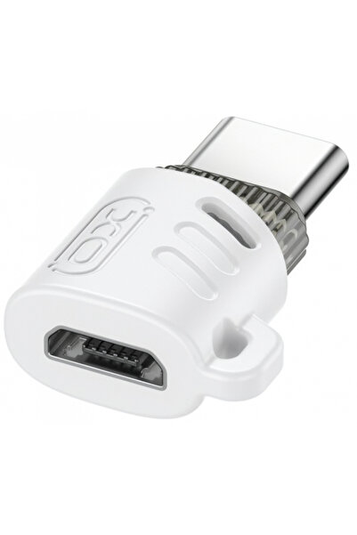 XO Design MicroUSB - USB-C Data and Charging Adapter NB256G, White