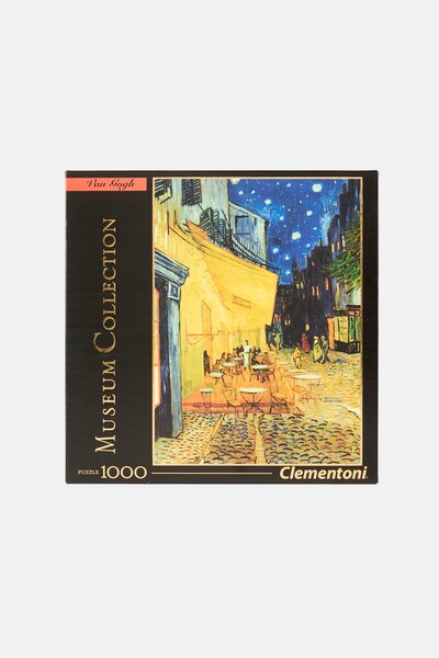 CLEMENTONI 1000 Piece Cafe Terrace at Night Jigsaw Puzzle