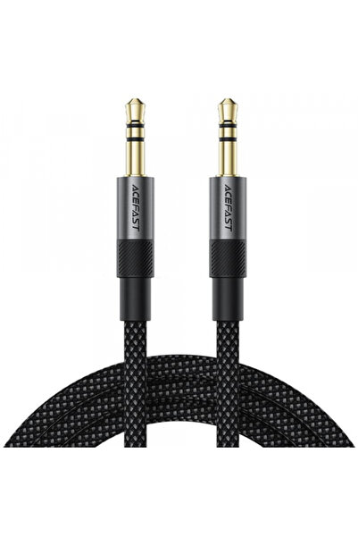 Acefast Cablu Audio 3.5mm - 3.5mm J10, 1m, Negru