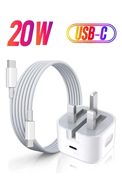 Shopi شاحن سريع USB-C (20 واط) لجهاز iPad Pro 12.9 بوصة، كابل USB-C إلى USB-C...