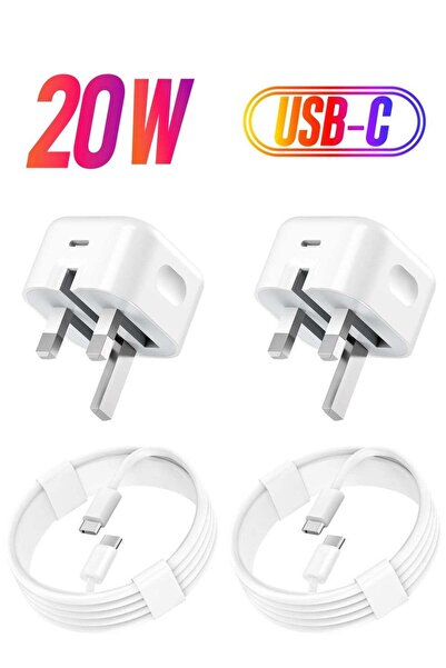 Shopi 2-Pack USB Type-C Fast Charger for iPhone 15 and Samsung Galaxy – 20W U...