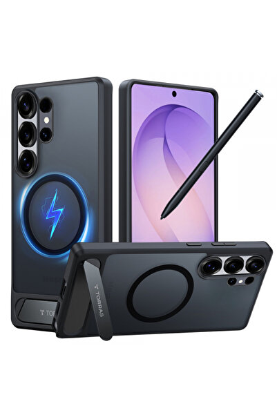 TORRAS Husa MagSafe pentru Samsung Galaxy S26 Ultra, Torras, Pstand, Neagra
