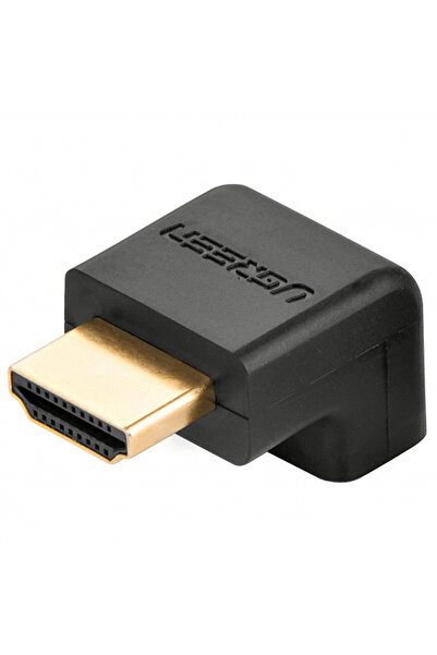 Ugreen Adaptor Video HD112 Down Angle, HDMI - HDMI, 4K, Negru