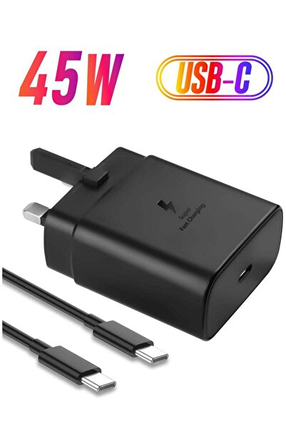 Shopi شاحن سريع USB-C بقوة 45 واط لهواتف سامسونج جالاكسي S23 ألترا/S23/S23+/S...