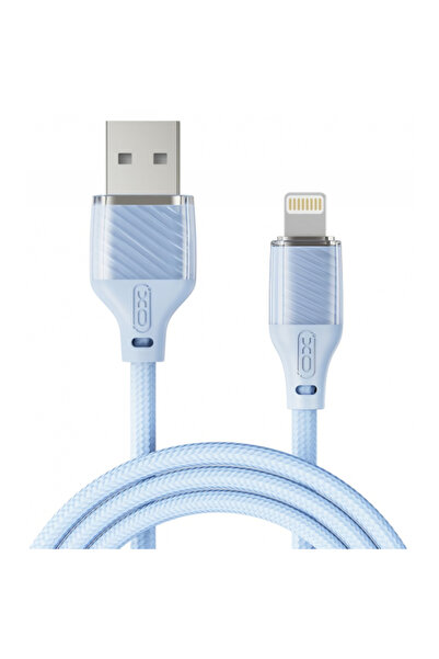 XO Design USB-A - Lightning Data and Charging Cable NB291, 18W, 1m, Blue