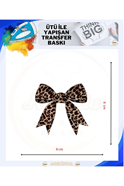 ASELİNDA Fiyonk desenli Ütü İle Yapışan Dtf Transfer Tekstil Baskı Kağıdı