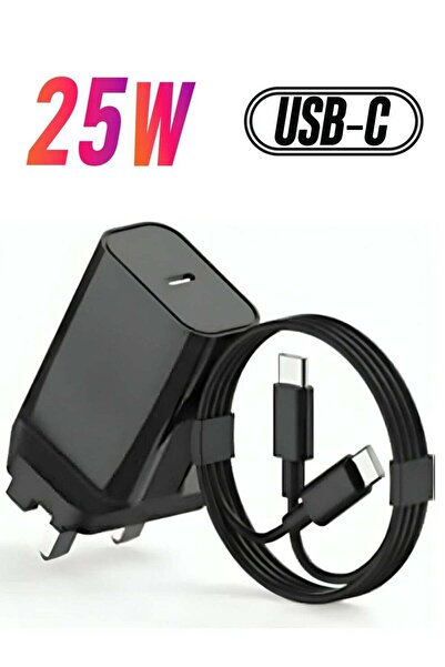 Shopi شاحن جداري USB-C بقوة 25 واط مع كابل USB-C، شاحن USB-C PD للشحن السريع ...