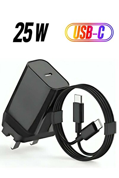 Shopi شاحن جداري USB-C بقوة 25 واط مع كابل USB-C، شاحن USB-C PD للشحن السريع ...