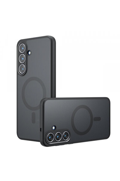 Techsuit Θήκη MagSafe για Samsung Galaxy S26, Techsuit, PureFrost, σατινέ μαύρη