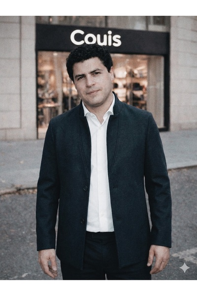 couis Cashmere coat dominant collar