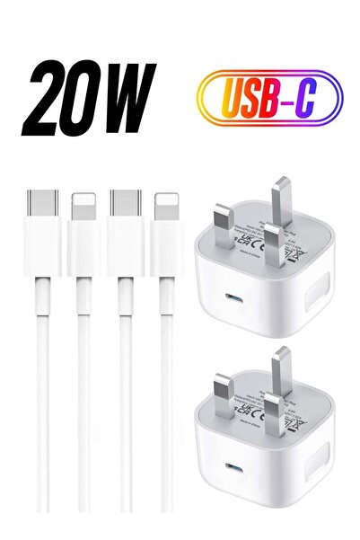 Shopi عبوة من قطعتين من قابس USB-C لشاحن iPhone، قابس وكابل شاحن سريع من النو...