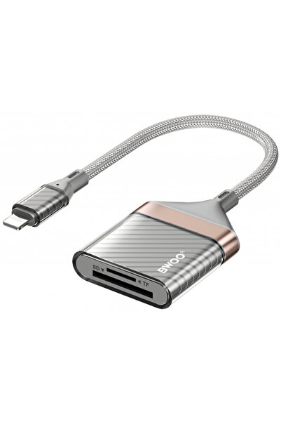 Bwoo Cititor Card Lightning BZ63, SD - microSD, Gri