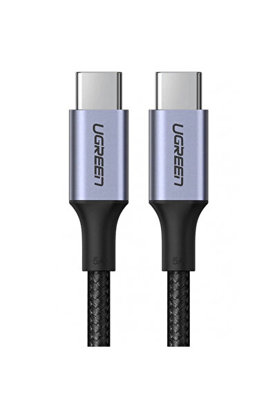 Ugreen Cablu Date si Incarcare USB-C - USB-C US316, 100W, 3m, Gri