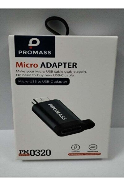 proMAS محول Micro USB إلى USB-C أسود