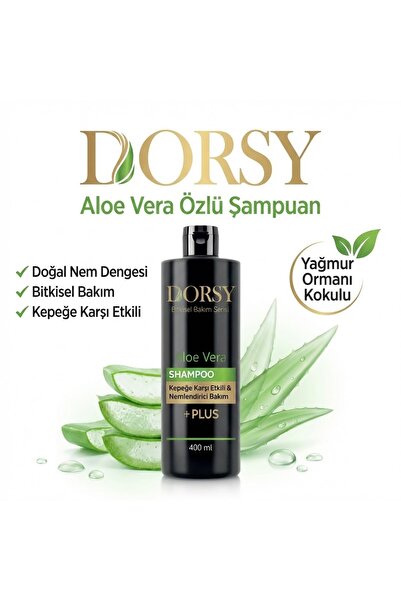 DORSY +Plus Effective Against Dandruff and Moisturizing Salt-Free Natural Ale...