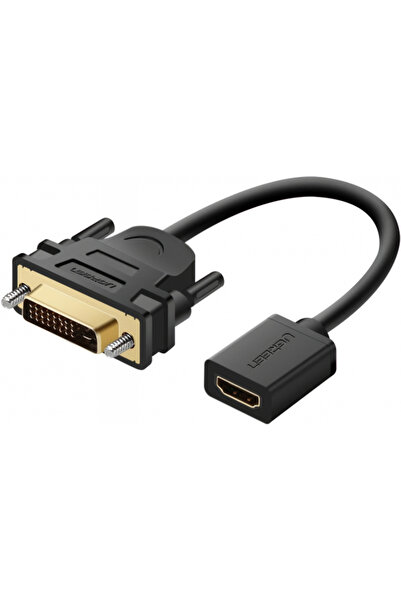 Ugreen Adaptor Video 20118, HDMI - DVI, 1080P, Negru