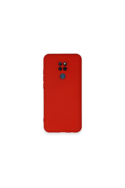 eco port حافظة جنرال موبايل جي إم 20 مع داخلية نانو مخملية من السيليكون - أحمر