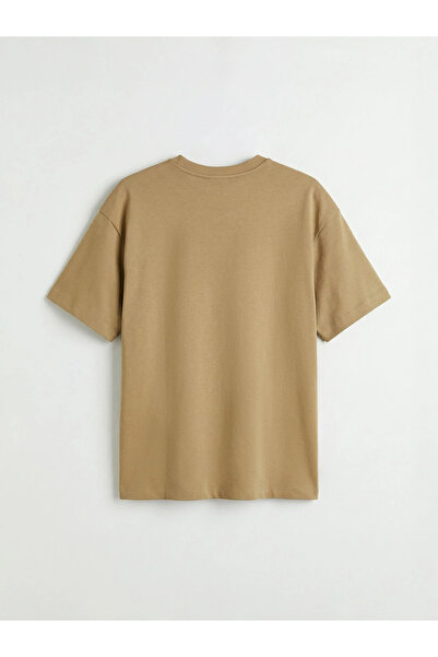 LC Waikiki Yellow Crew Neck Men's T-Shirt