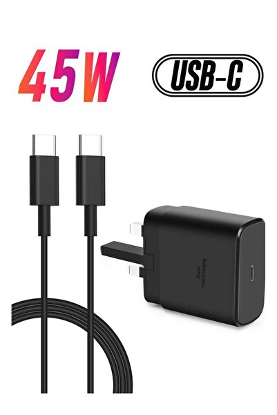 Shopi شاحن USB-C فائق السرعة بقوة 45 واط لهواتف سامسونج جالاكسي S24/S23 وجوجل...