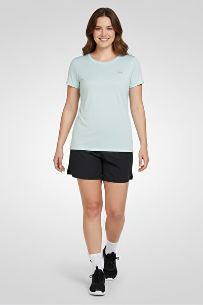 Under Armour Women Sportswear Fit Short Sleeve Outdoor Top, Light Blue