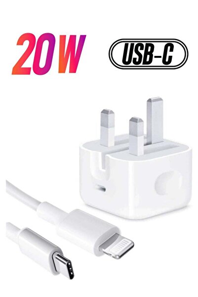 Shopi شاحن آيفون معتمد من MFi بقوة 20 واط، مزود بقابس وكابل USB-C إلى Lightni...