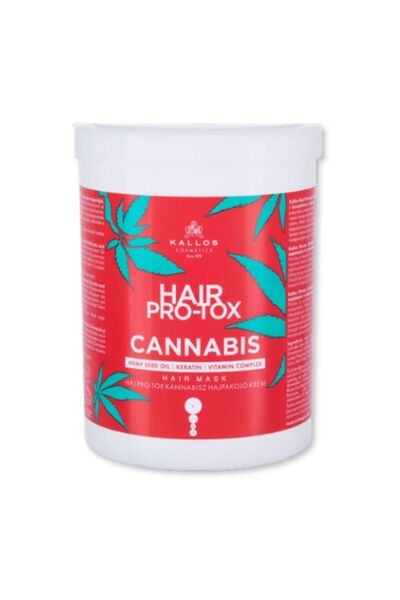 Kallos Mască de păr cu canabis Pro-Tox 1000ml