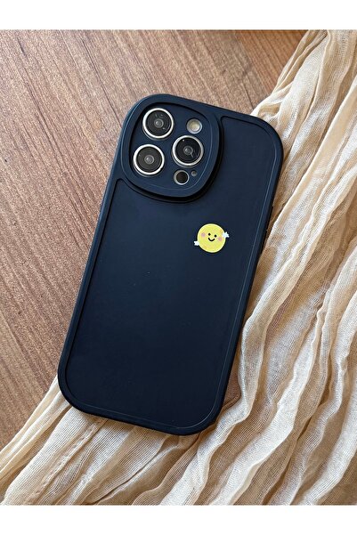 MİRAZ TASARIM غطاء آيفون 14 برو ماكس أسود بنمط شمسي 2