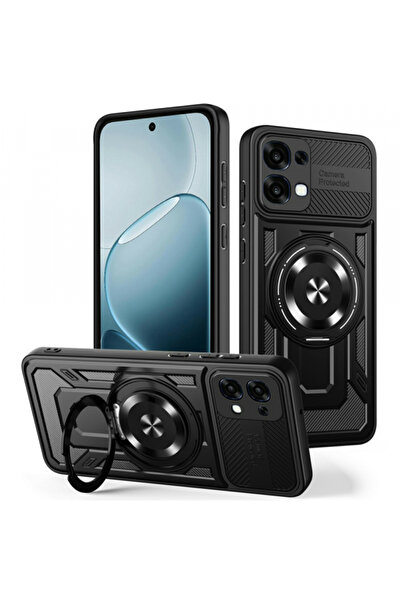 Techsuit Husa pentru Oppo A6 Pro 5G / A6 Pro 4G, Techsuit, RuggedCam, Neagra