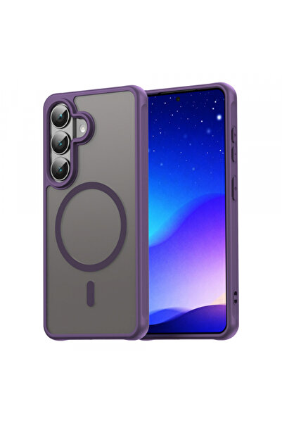 Techsuit Magsafe калъф за Samsung Galaxy S26, Techsuit, Halofrost II, лилав